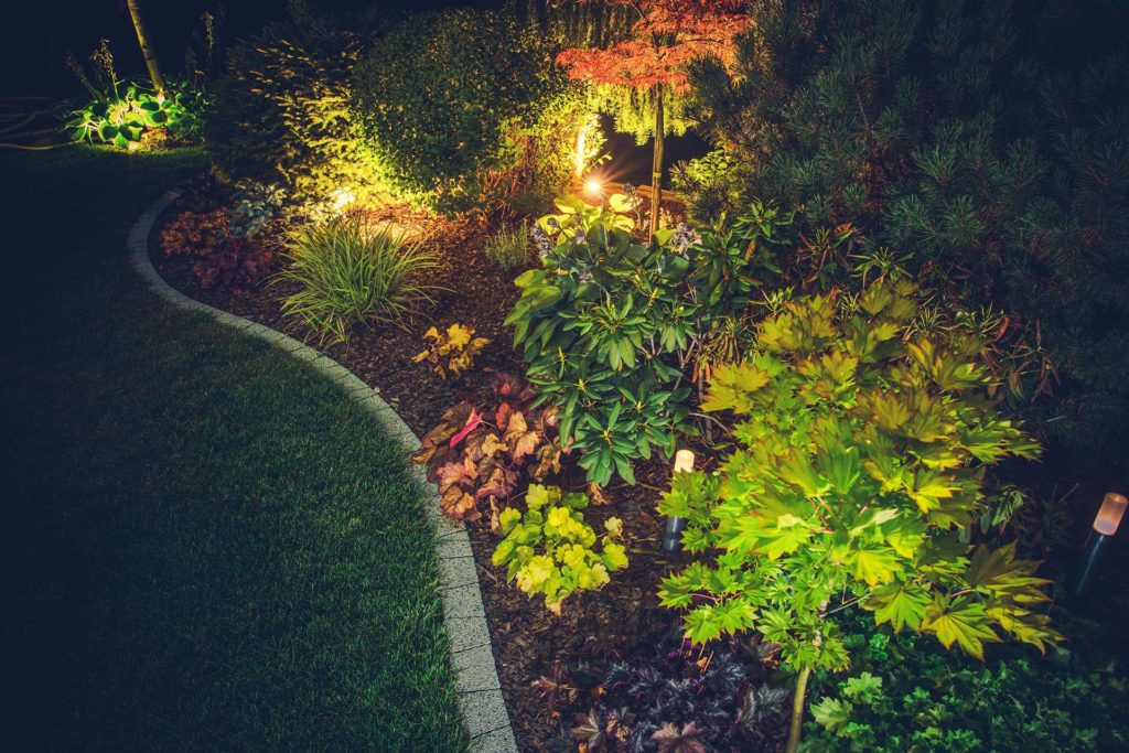 outdoor garden lighting installation AllJobs Landscaping